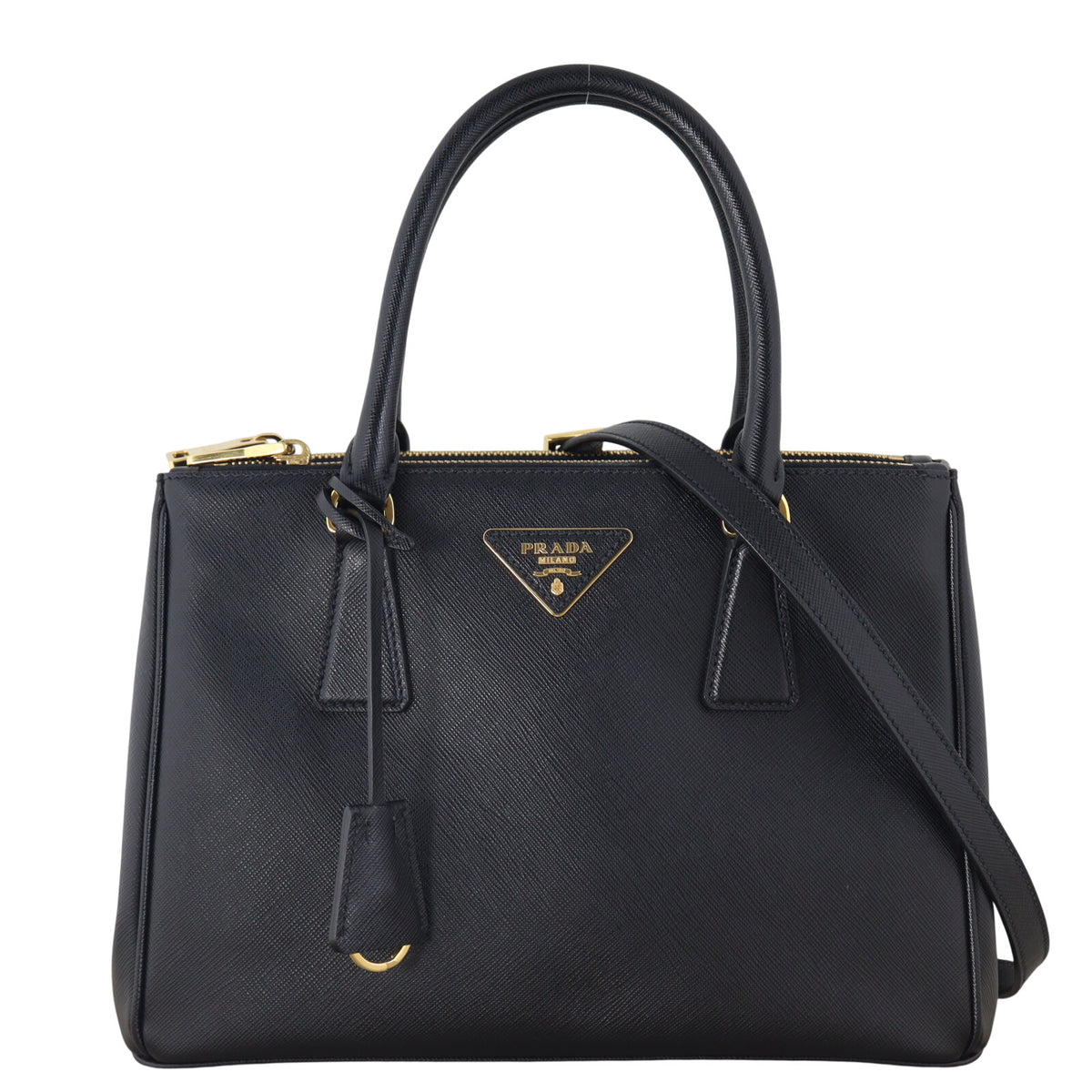 Prada Saffiano Lux Galleria Double Zip Tote Small_IMG_3912.jpeg