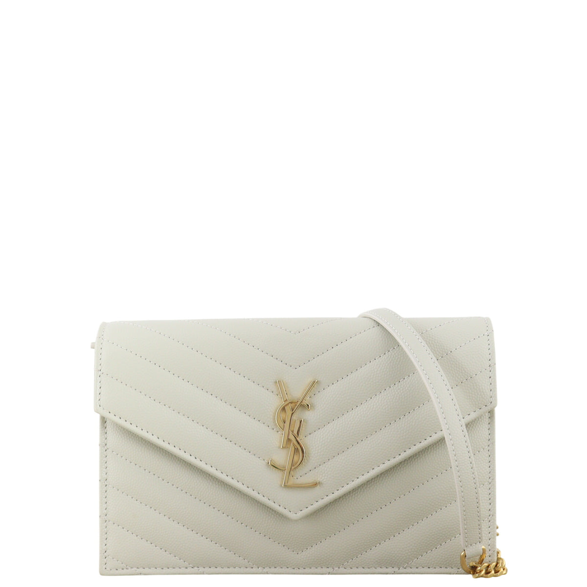 Saint Laurent Cassandre Envelope Chain Wallet_IMG_1696.jpeg