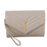 Saint Laurent Cassandre Flap Wristlet Pouch (beige)_IMG_8665.jpeg