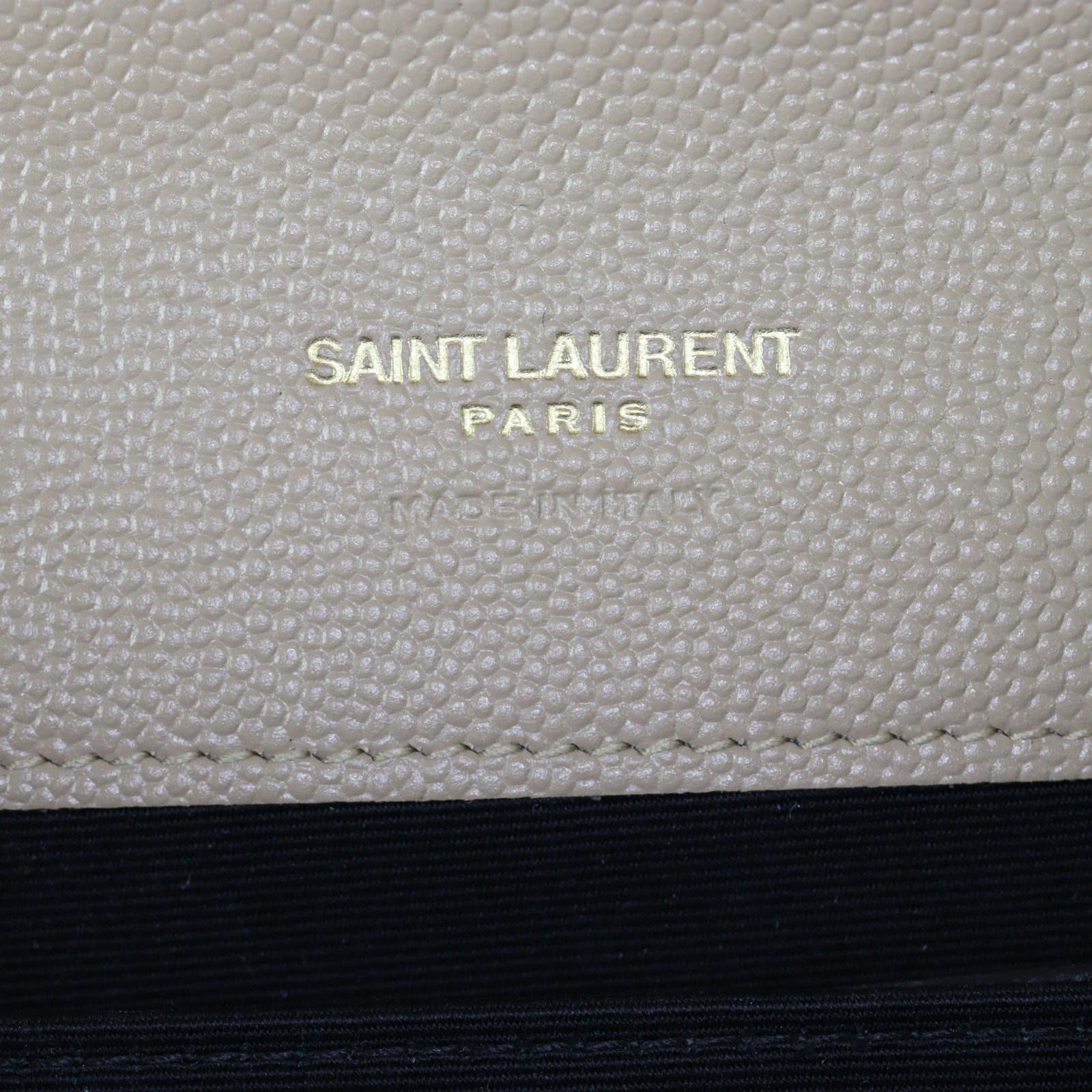 Saint Laurent Cassandre Flap Wristlet Pouch (beige)_IMG_8670.jpg