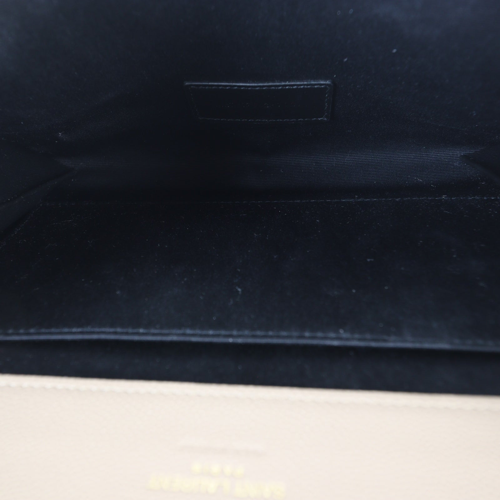 Saint Laurent Cassandre Flap Wristlet Pouch (beige)_IMG_8674.jpg