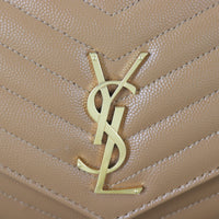 Saint Laurent Cassandre Flap Wristlet Pouch (brown)_IMG_8682.jpg