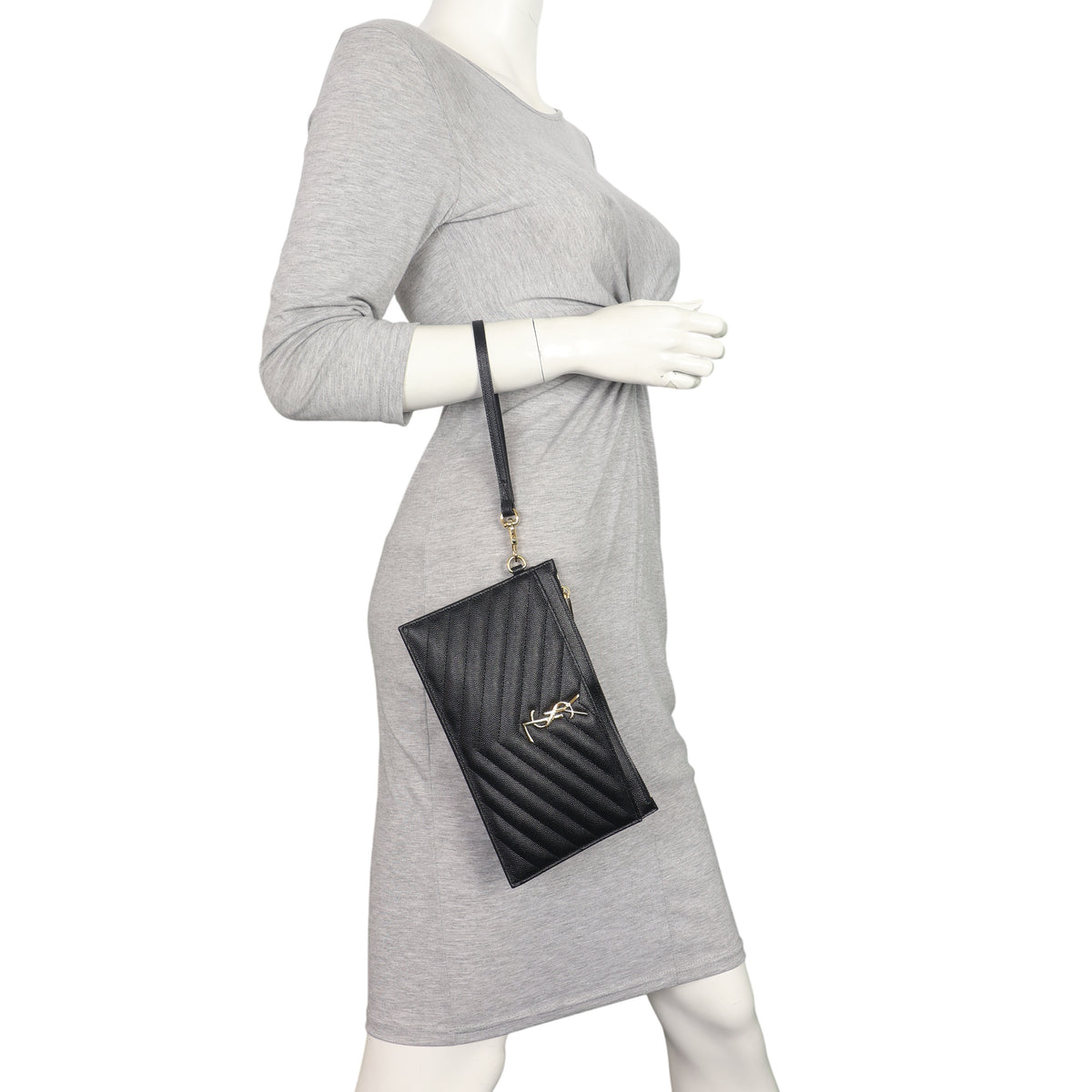 Saint Laurent Cassandre Matelasse Pouch Large _IMG_7199.jpeg