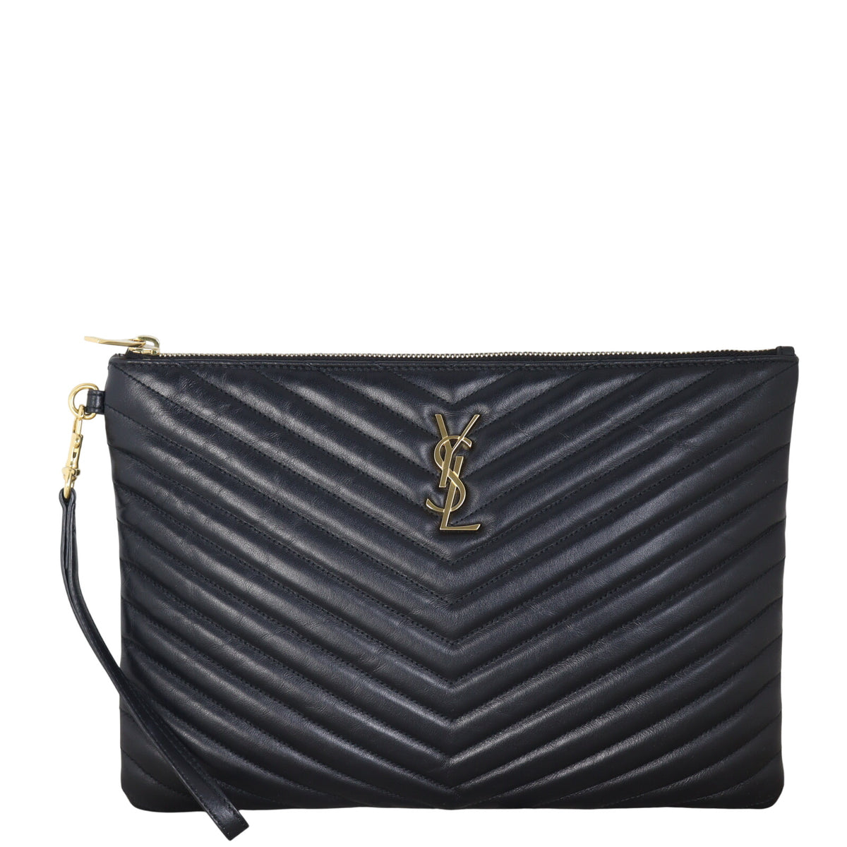 Saint Laurent Cassandre Monogram Matelasse Pouch_IMG_3785.jpeg
