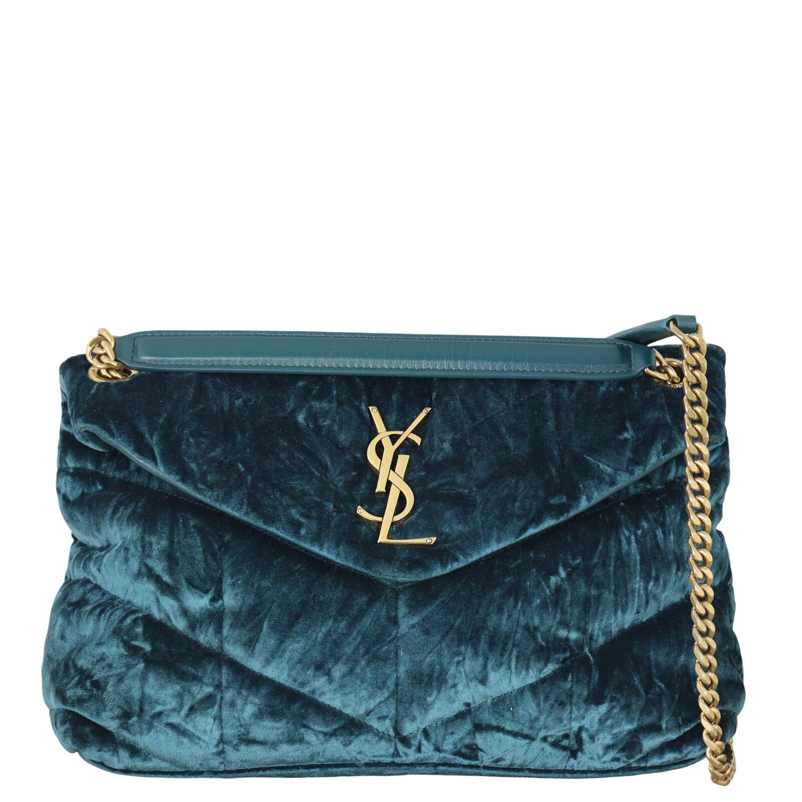 Saint Laurent Loulou Puffer Small Velvet_IMG_2404.jpeg