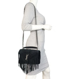 Saint Laurent Monogram Fringe Chain Bag Velvet_IMG_4795.jpeg
