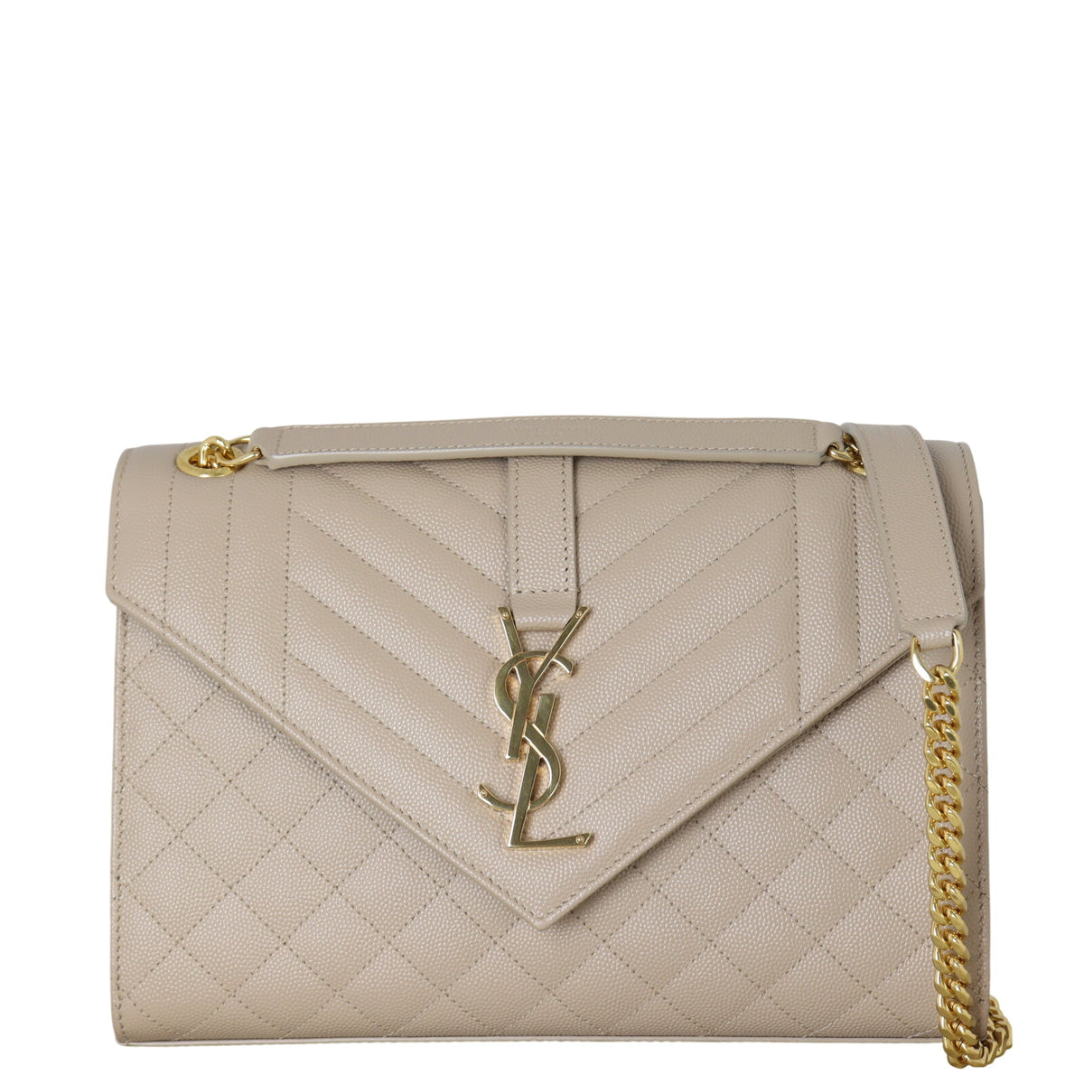 Saint Laurent Monogram Mix Matelasse Envelope Chain Bag Medium_IMG_2076.jpeg