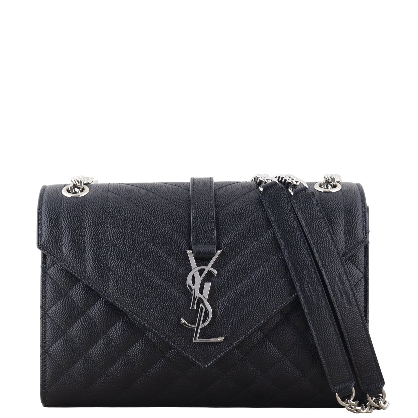Saint Laurent Monogram Mix Matelasse Envelope Chain Bag Medium_IMG_4490.jpeg