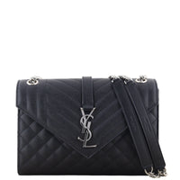 Saint Laurent Monogram Mix Matelasse Envelope Chain Bag Medium_IMG_4490.jpeg