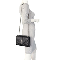Saint Laurent Monogram Mix Matelasse Envelope Chain Bag Medium_IMG_4640.jpeg