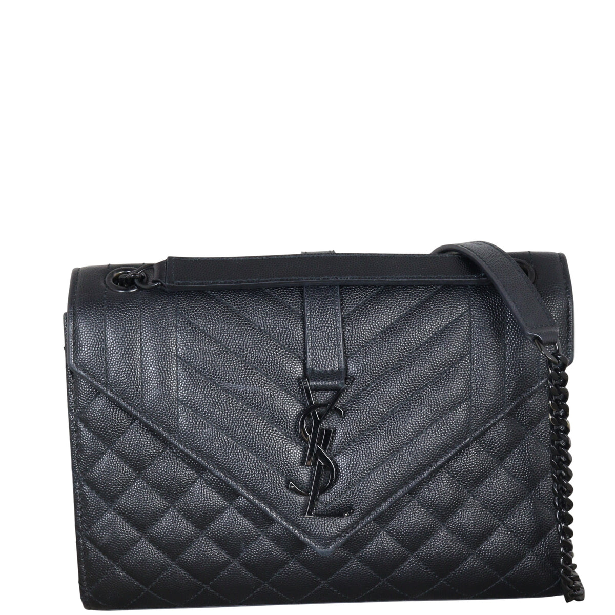 Saint Laurent Monogram Mix Matelasse Envelope Chain Bag Medium_IMG_5524.jpeg