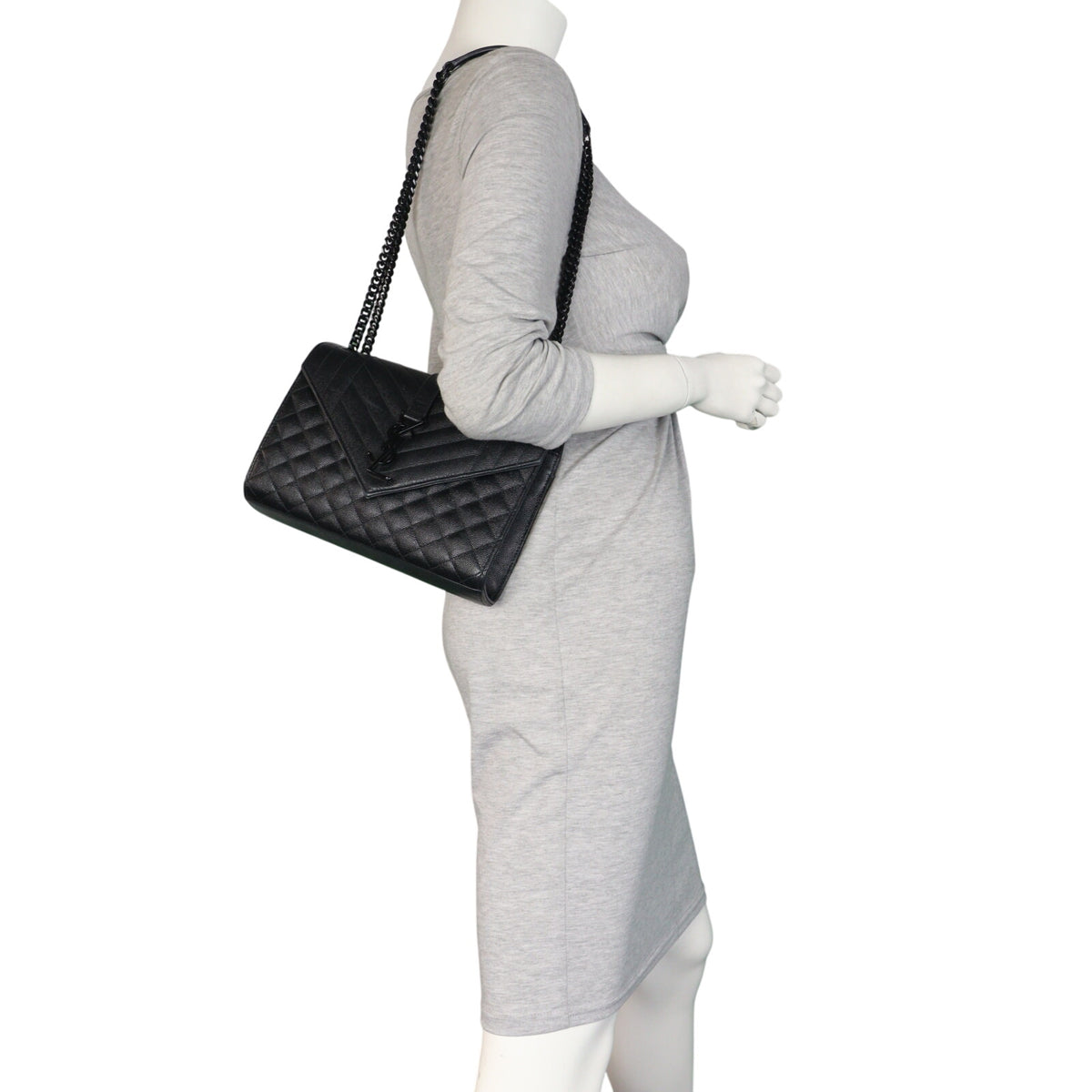 Saint Laurent Monogram Mix Matelasse Envelope Chain Bag Medium_IMG_5715.jpeg