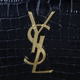 Saint Laurent Sunset Chain Wallet Croc Embossed (black)_IMG_7986.jpg