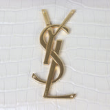 Saint Laurent Sunset Chain Wallet Croc Embossed (white)_IMG_7998.jpg