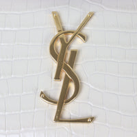 Saint Laurent Sunset Chain Wallet Croc Embossed (white)_IMG_7998.jpg