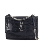 Saint Laurent Sunset Medium Croc-Embossed_IMG_3550.jpeg
