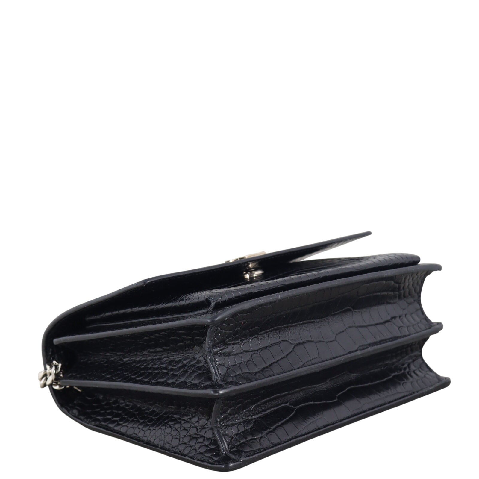 Saint Laurent Sunset Medium Croc-Embossed_IMG_3552.jpeg