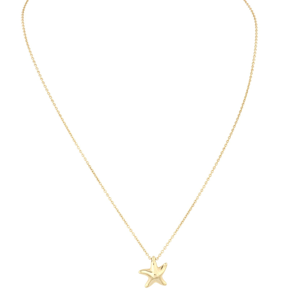 Tiffany & Co Elsa Peretti Starfish 18k Yellow Gold Pendant Necklace_IMG_6215.jpg