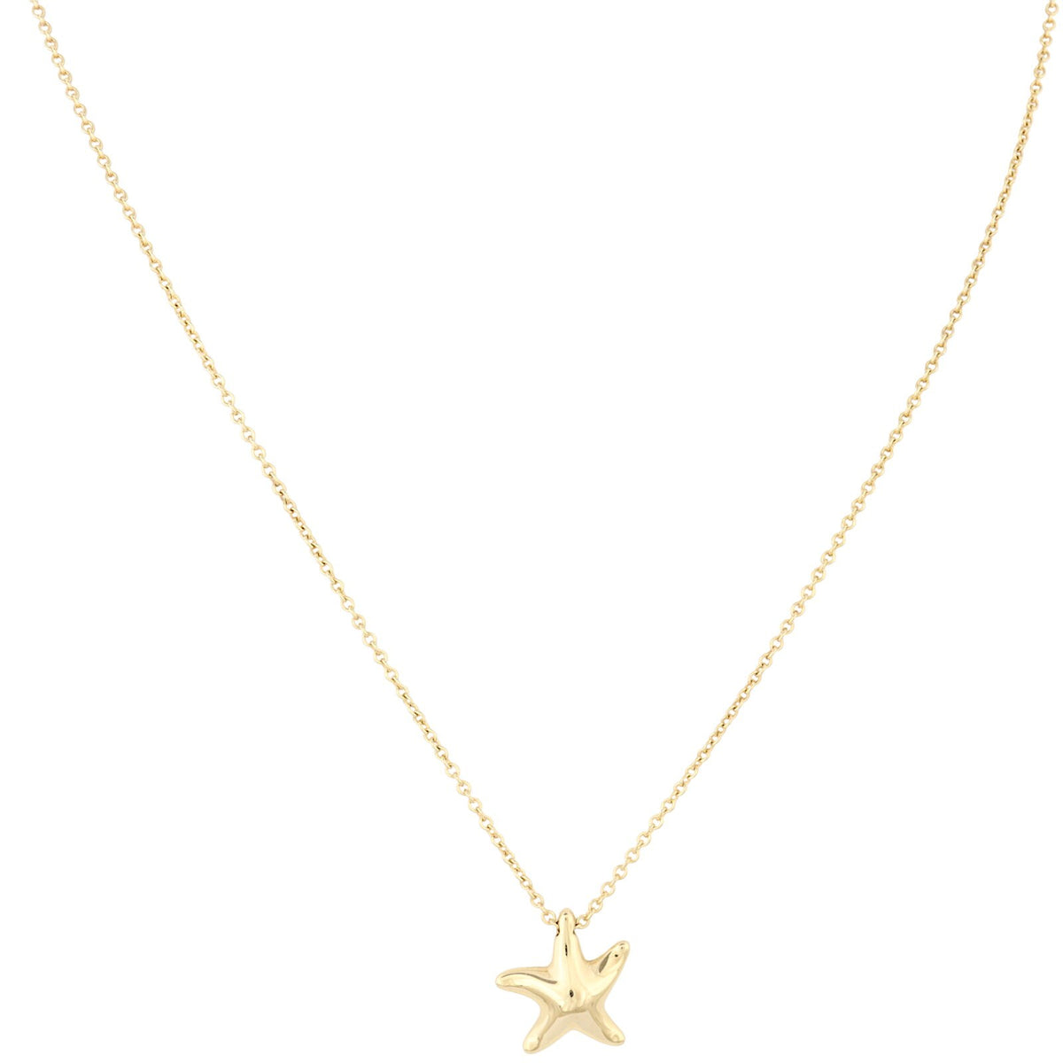 Tiffany & Co Elsa Peretti Starfish 18k Yellow Gold Pendant Necklace_IMG_6220.jpg