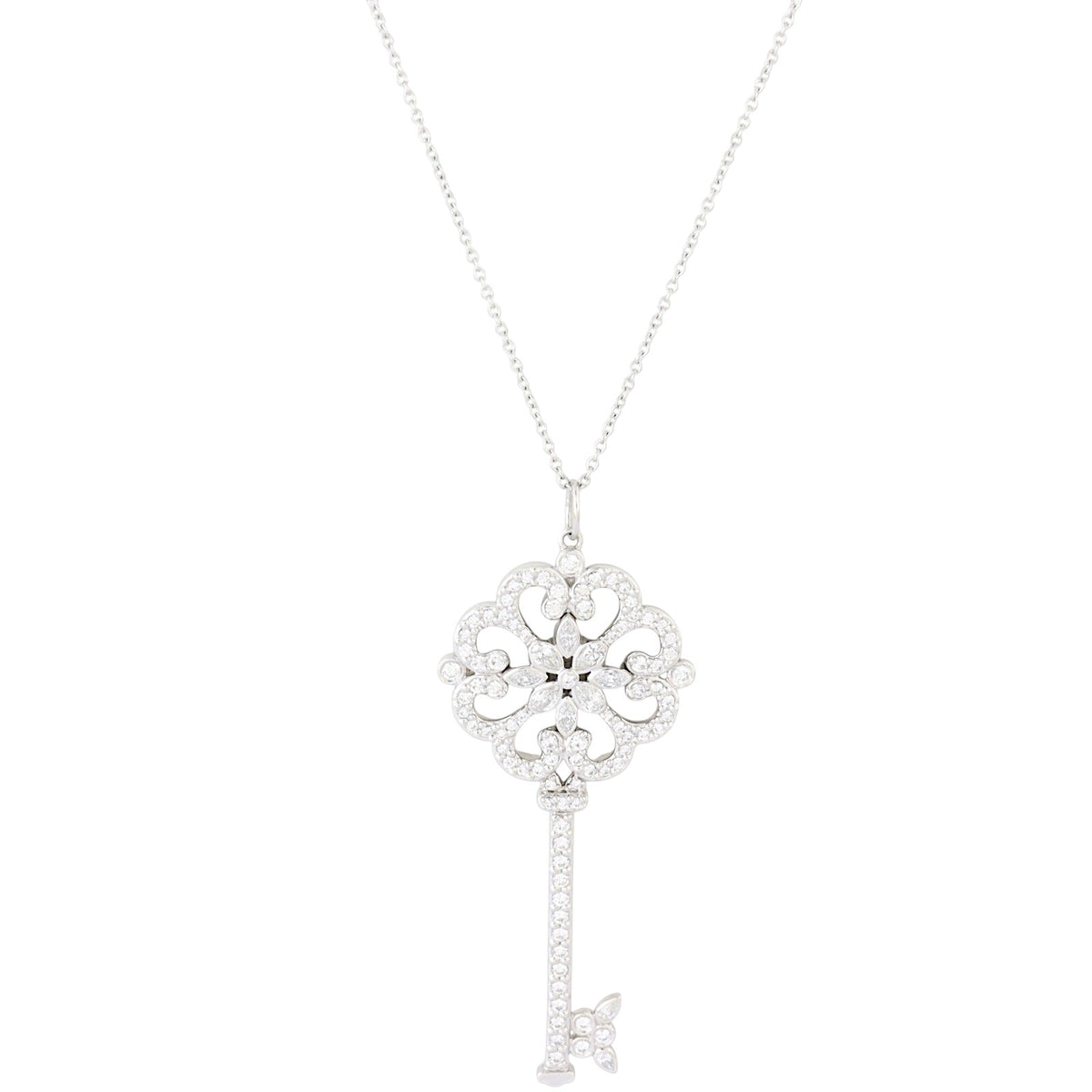 Tiffany & Co Enchant Primrose Key Diamond Platinum Pendant Necklace_IMG_9987.jpg