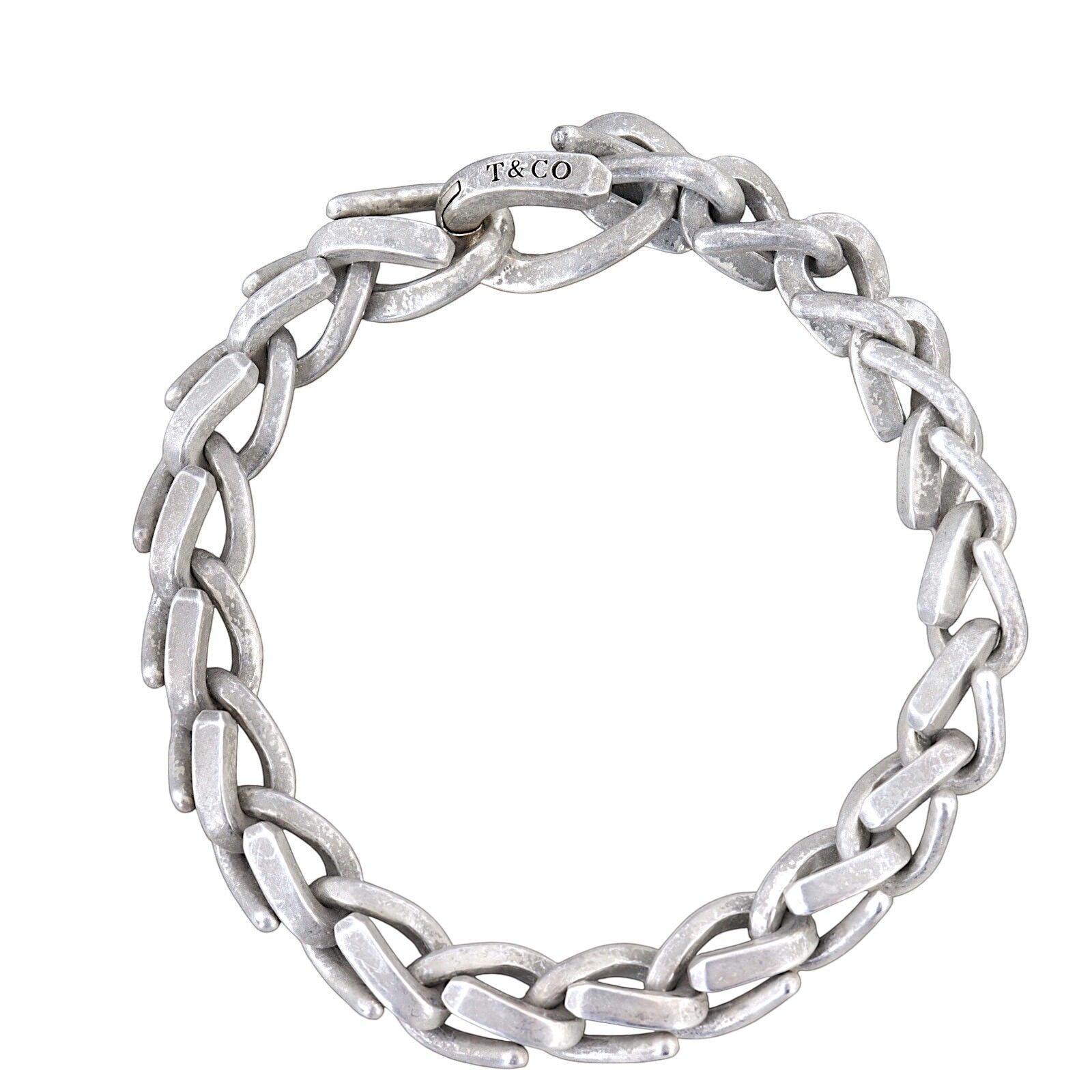 Tiffany & Co Forge Medium Link Blackened Sterling Silver Bracelet_IMG_0169.jpg