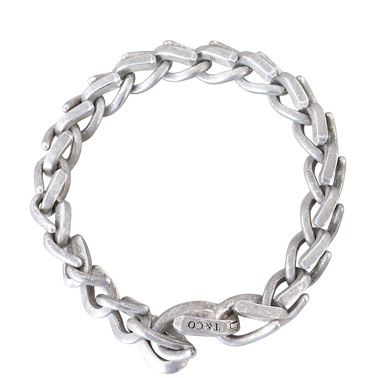 Tiffany & Co Forge Medium Link Blackened Sterling Silver Bracelet_IMG_0172.jpg