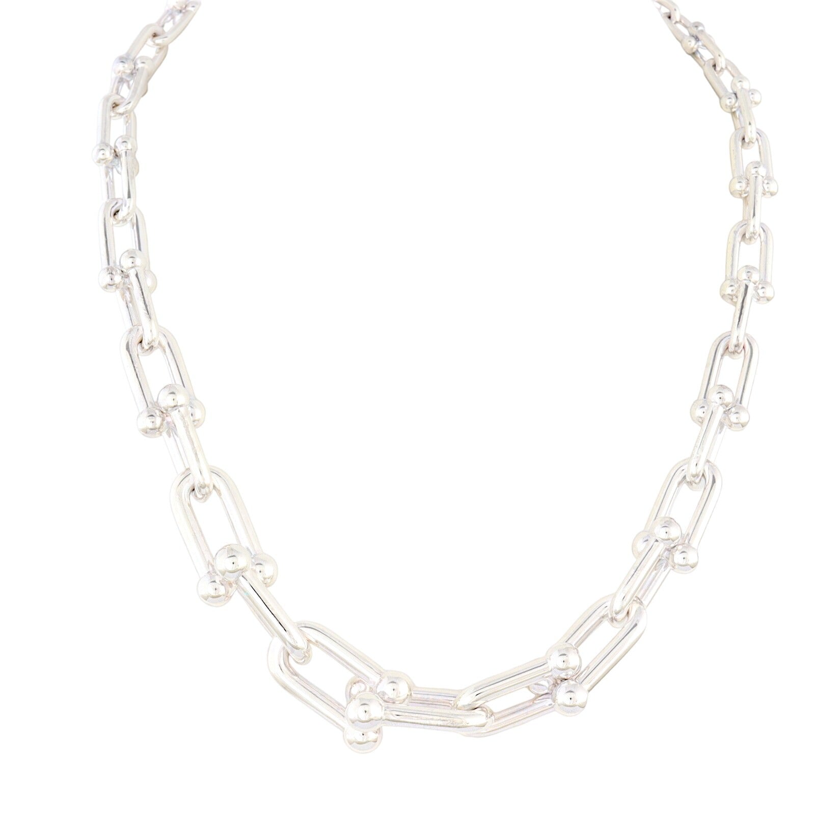 Tiffany & Co HardWear Graduated Link Sterling Silver Necklace_IMG_1658.jpg