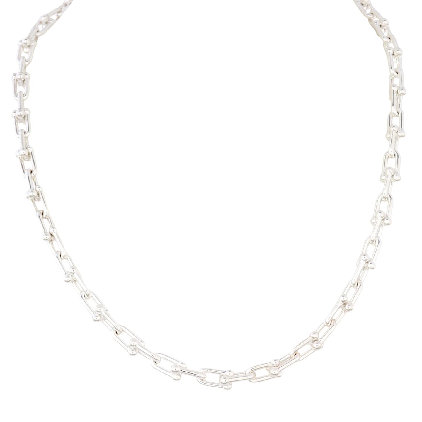 Tiffany & Co HardWear Link Silver Necklace Small_IMG_5474.jpg