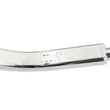 Tiffany & Co Lock Diamond Accents 18k White Gold Bangle