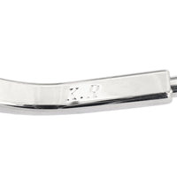 Tiffany & Co Lock Diamond Accents 18k White Gold Bangle