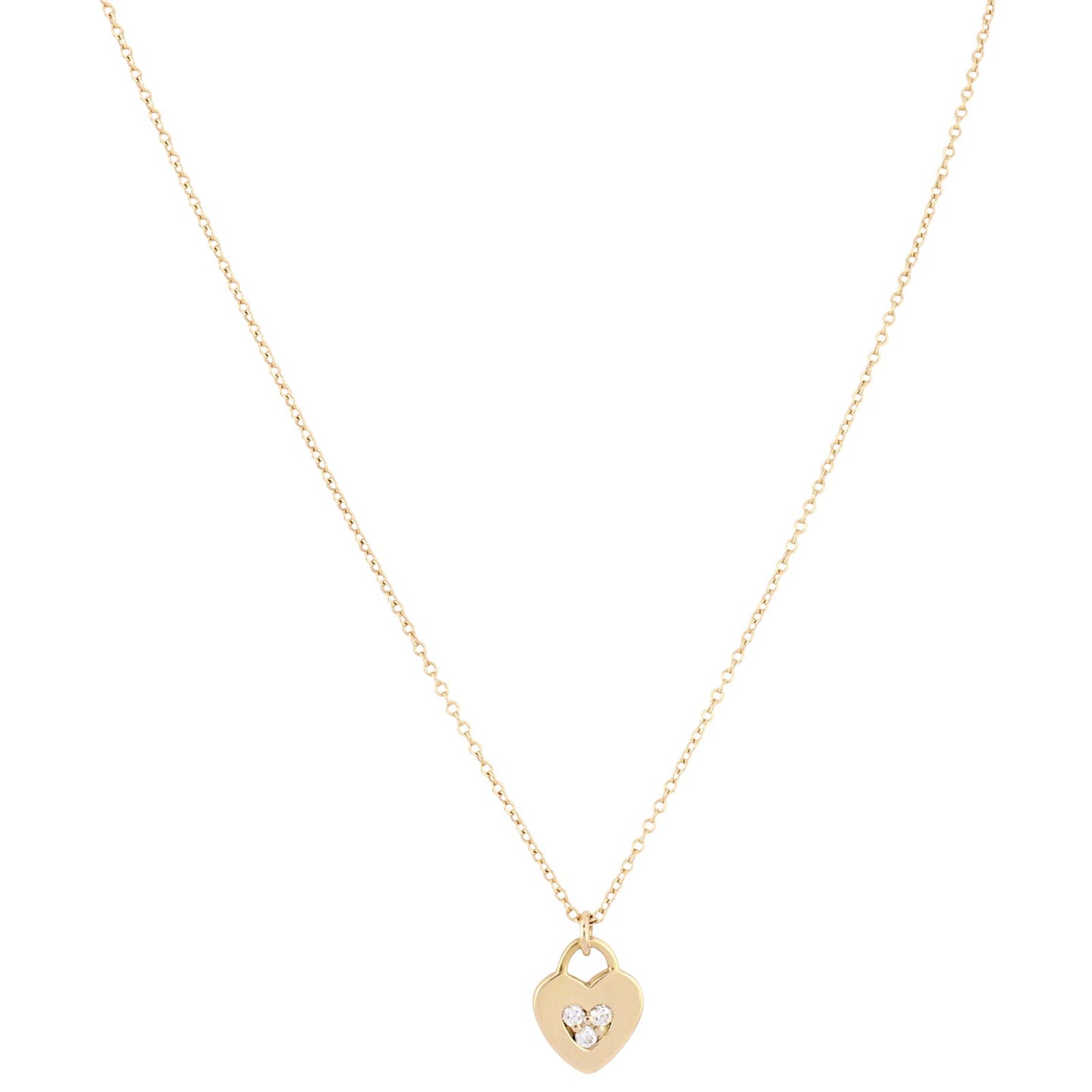 Tiffany & Co Locks Heart Diamond 18k Rose Gold Pendant Necklace_IMG_0188.jpg