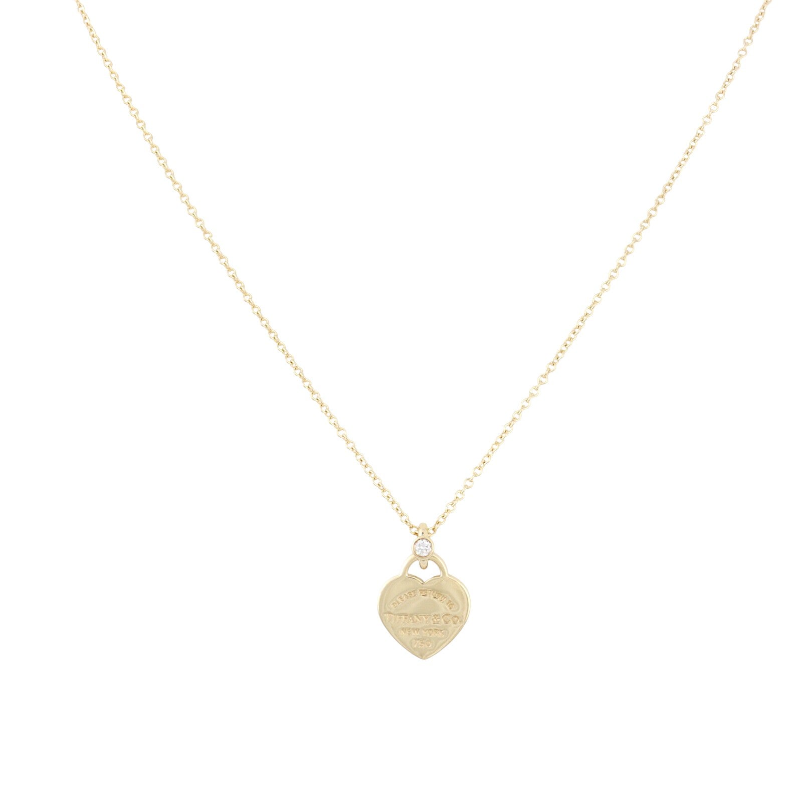 Tiffany & Co Return to Tiffany Heart Diamond 18k Yellow Gold Pendant Necklace Mini_IMG_4386.jpg