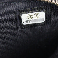 Chanel CC Filigree Double Zip Clutch on Chain