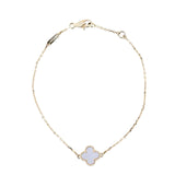 Van Cleef & Arpels Sweet Alhambra Mother of Pearl 18k Yellow Gold Bracelet_IMG_3363.jpg