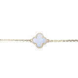Van Cleef & Arpels Sweet Alhambra Mother of Pearl 18k Yellow Gold Bracelet_IMG_3366.jpg