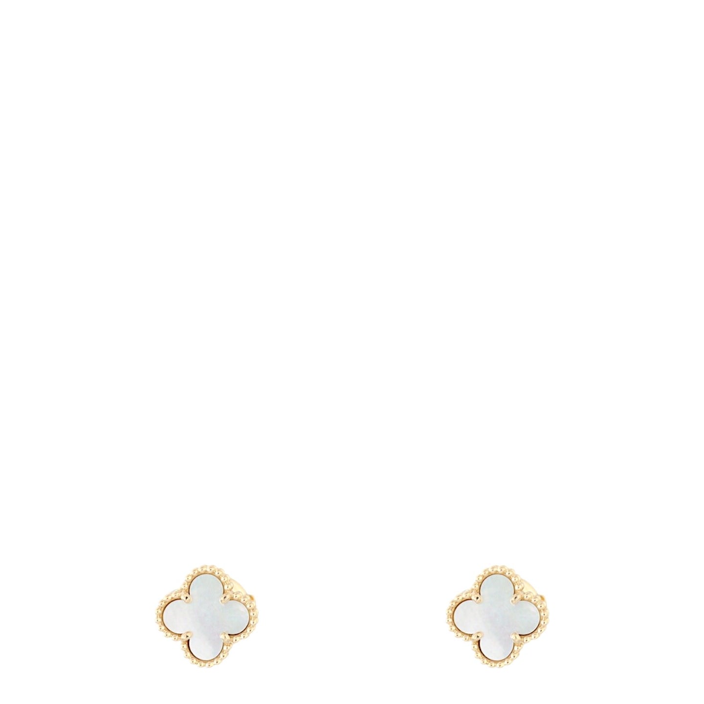 Van Cleef & Arpels Sweet Alhambra Mother of Pearl 18k Yellow Gold Earrings_IMG_3325.jpg
