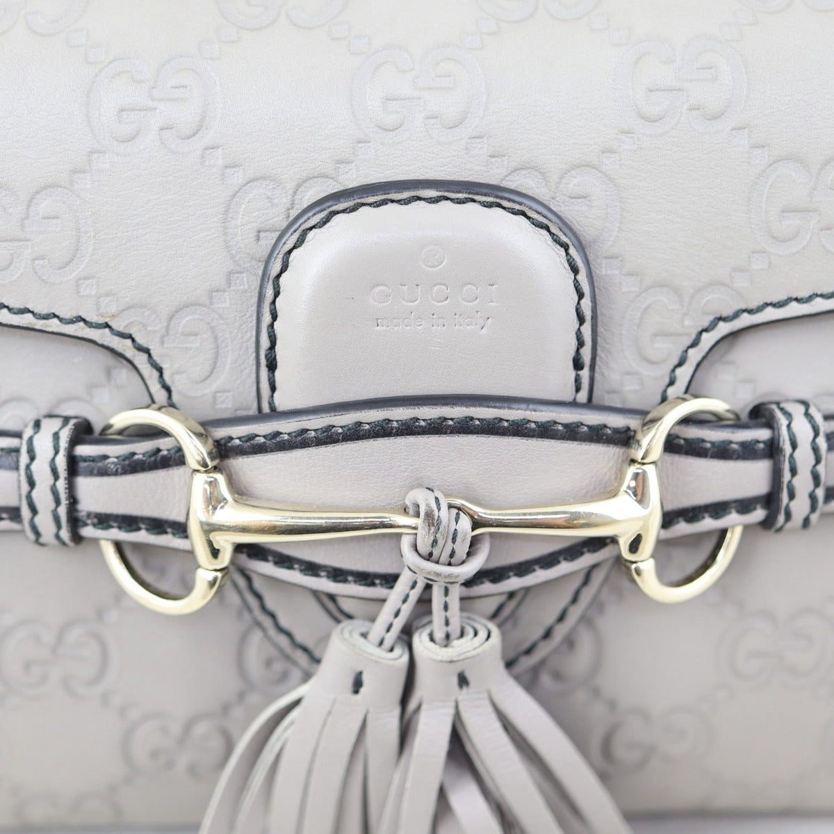 Gucci Emily Guccissima Mini Chain Shoulder Bag Hardware
