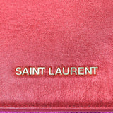 Saint Laurent Letters Metallic Fold Clutch Hardware
