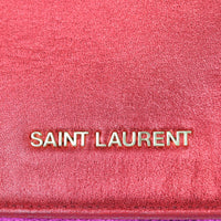 Saint Laurent Letters Metallic Fold Clutch Hardware

