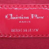 Dior Lady Dior Patent Cannage Chain Clutch Stamp
