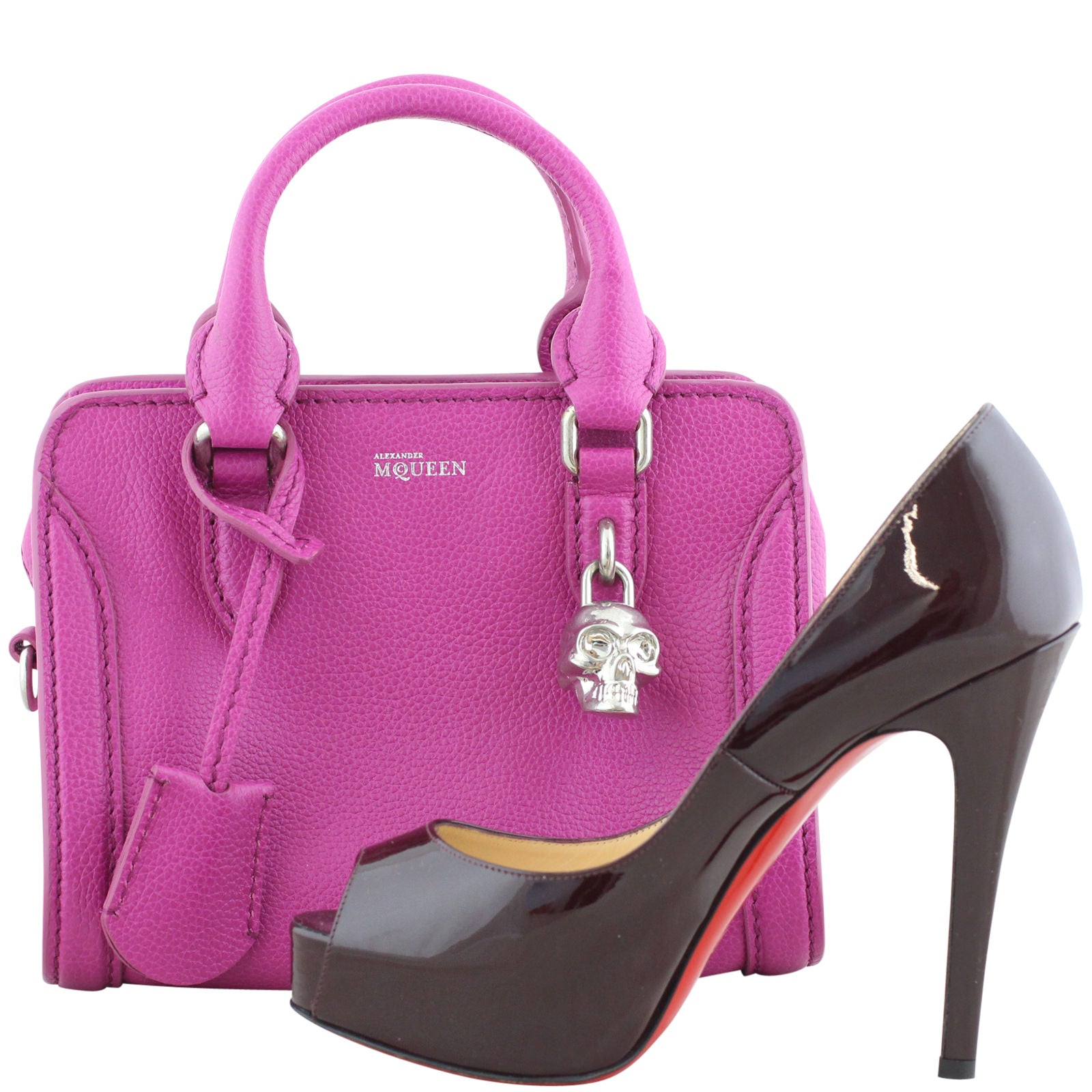 Alexander McQueen Padlock Mini Satchel Bag Scale