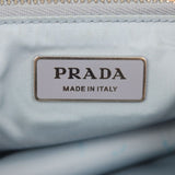 Prada Etiquette Studded Tessuto Messenger Bag Stamp
