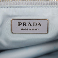 Prada Etiquette Studded Tessuto Messenger Bag Stamp
