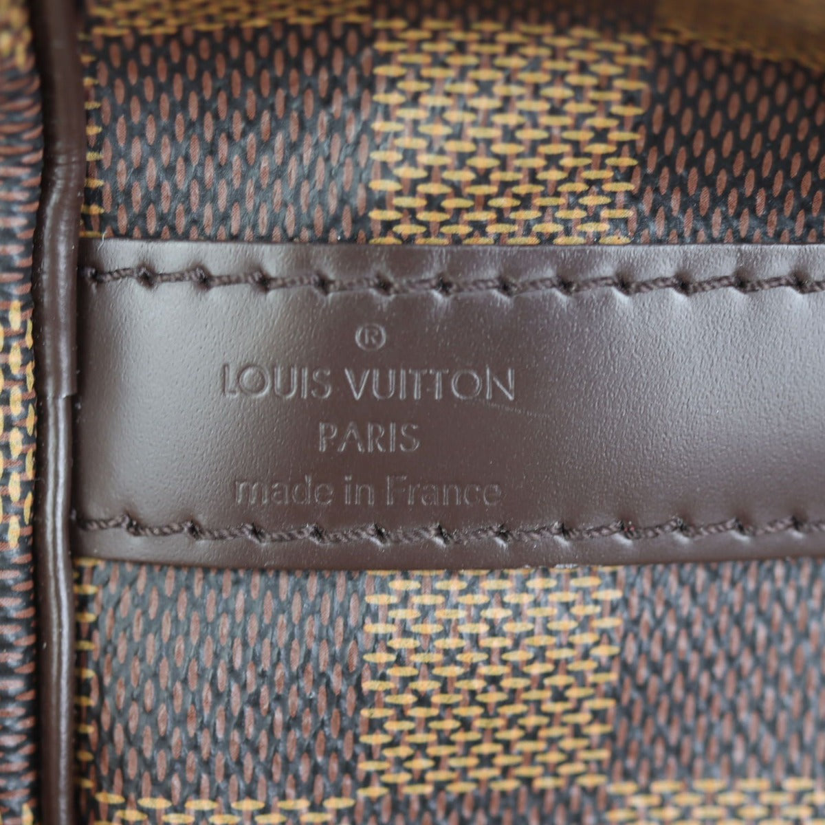 Louis Vuitton Speedy 25 Bandouliere Damier Ebene Stamp
