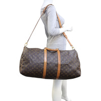 Louis Vuitton Keepall 55 Bandouliere Monogram Whole interior
