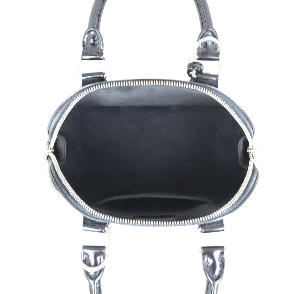 Louis Vuitton Alma BB Epi Electric Whole interior
