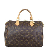 Louis Vuitton Speedy 30 Bandouliere Monogram Front
