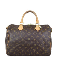 Louis Vuitton Speedy 30 Bandouliere Monogram Front
