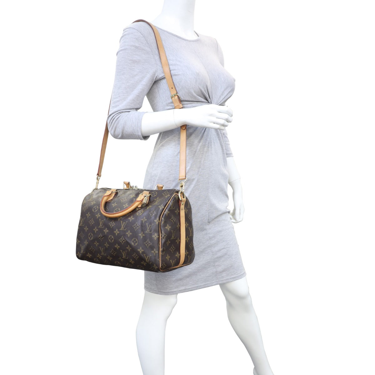 Louis Vuitton Speedy 30 Bandouliere Monogram Mannequin
