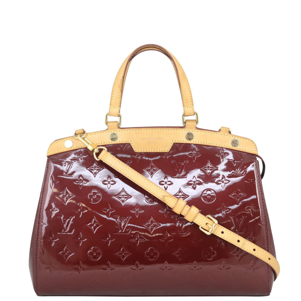 Louis Vuitton Brea MM Monogram Vernis Front
